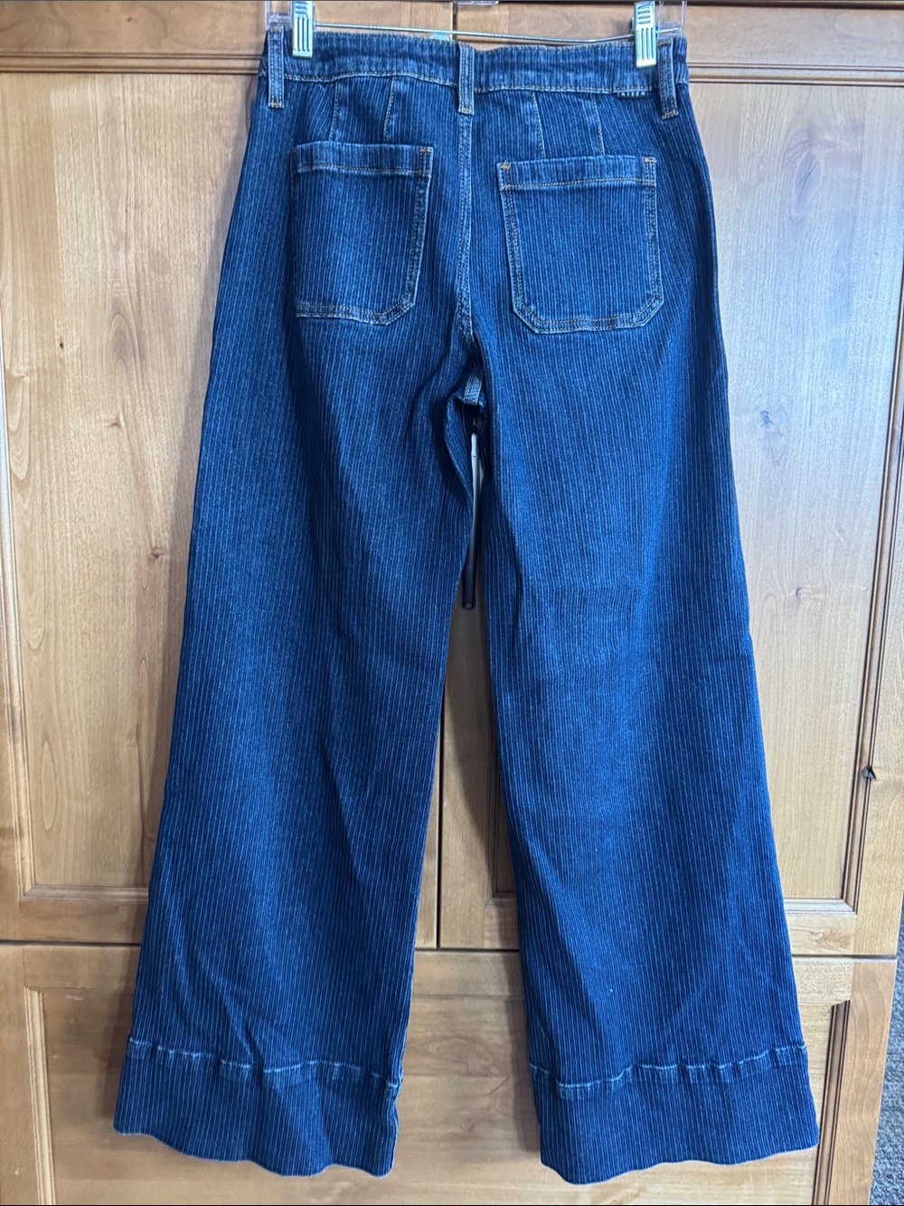 Risen Dark Blue Wide-Leg Jeans - Picture 4 of 7